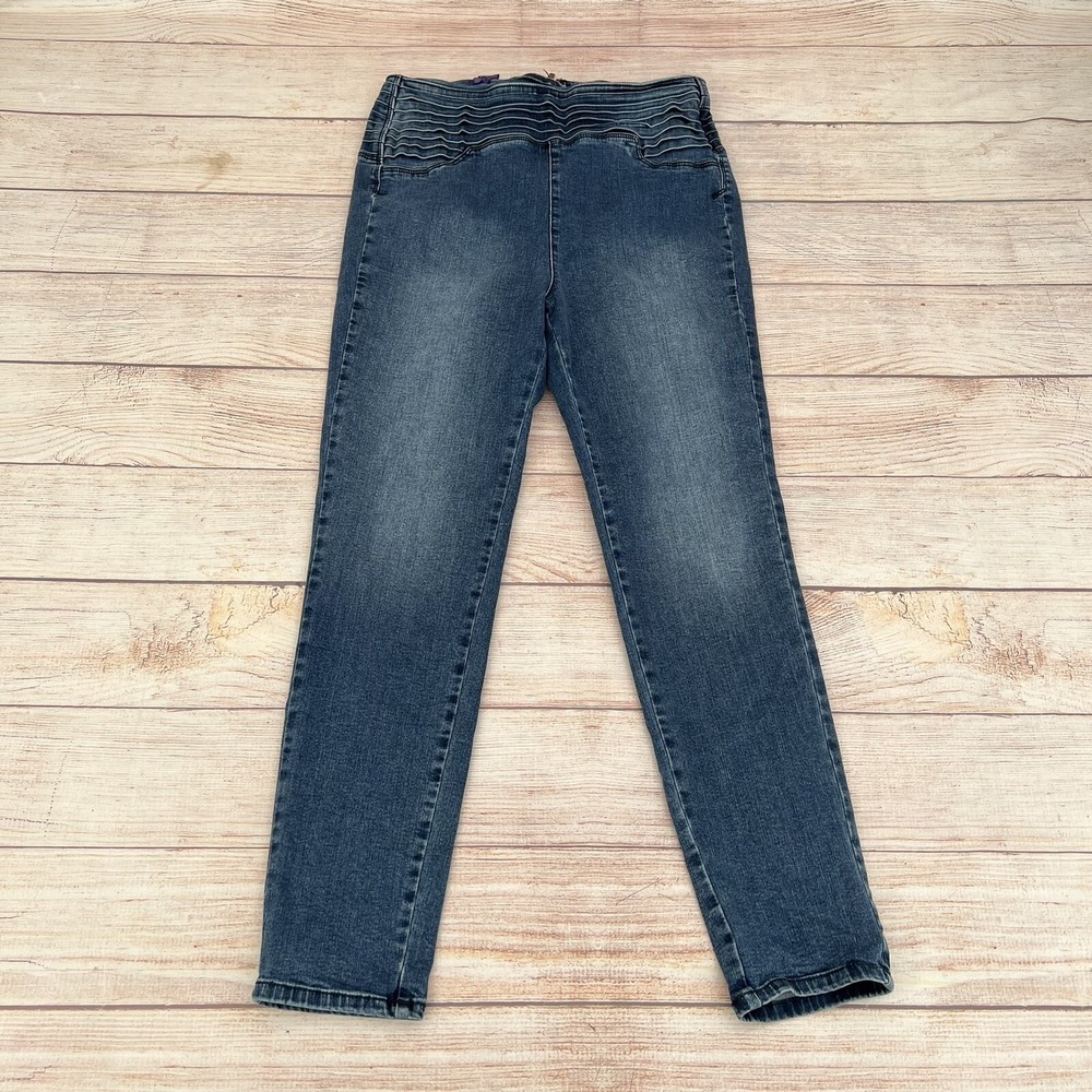 SOHO NY&C Jennifer Hudson Women's Size 10 High-Waist Ankle Legging Blue Jeans - Picture 1 of 9